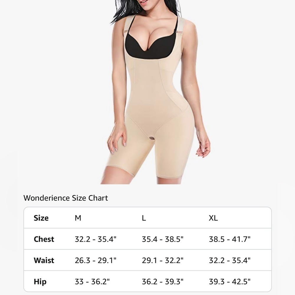 Women's Beige Shapewear Bodysuit - Picture 5 of 9